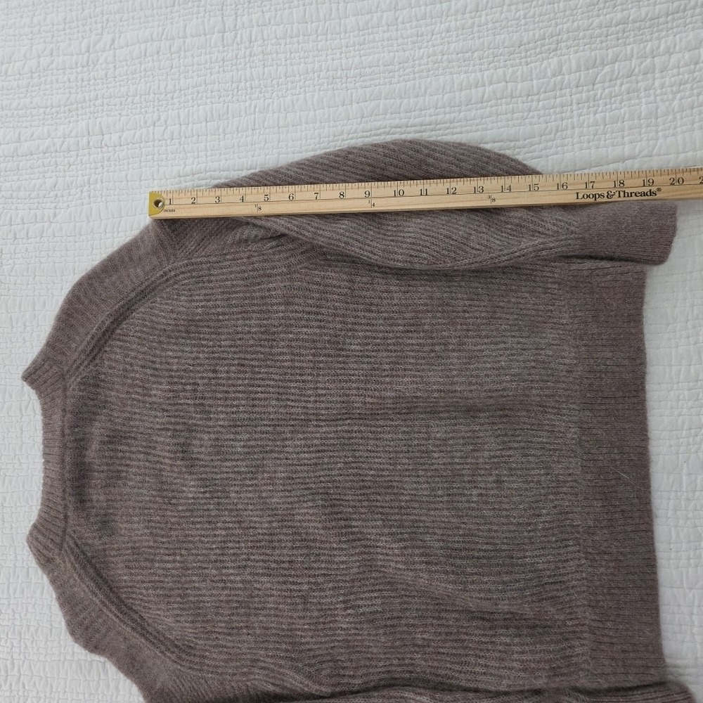 Everlane Alpaca Cocoon Crew Sweater Womens S Gray NWOT Oversized Wool Blend - Picture 11 of 14
